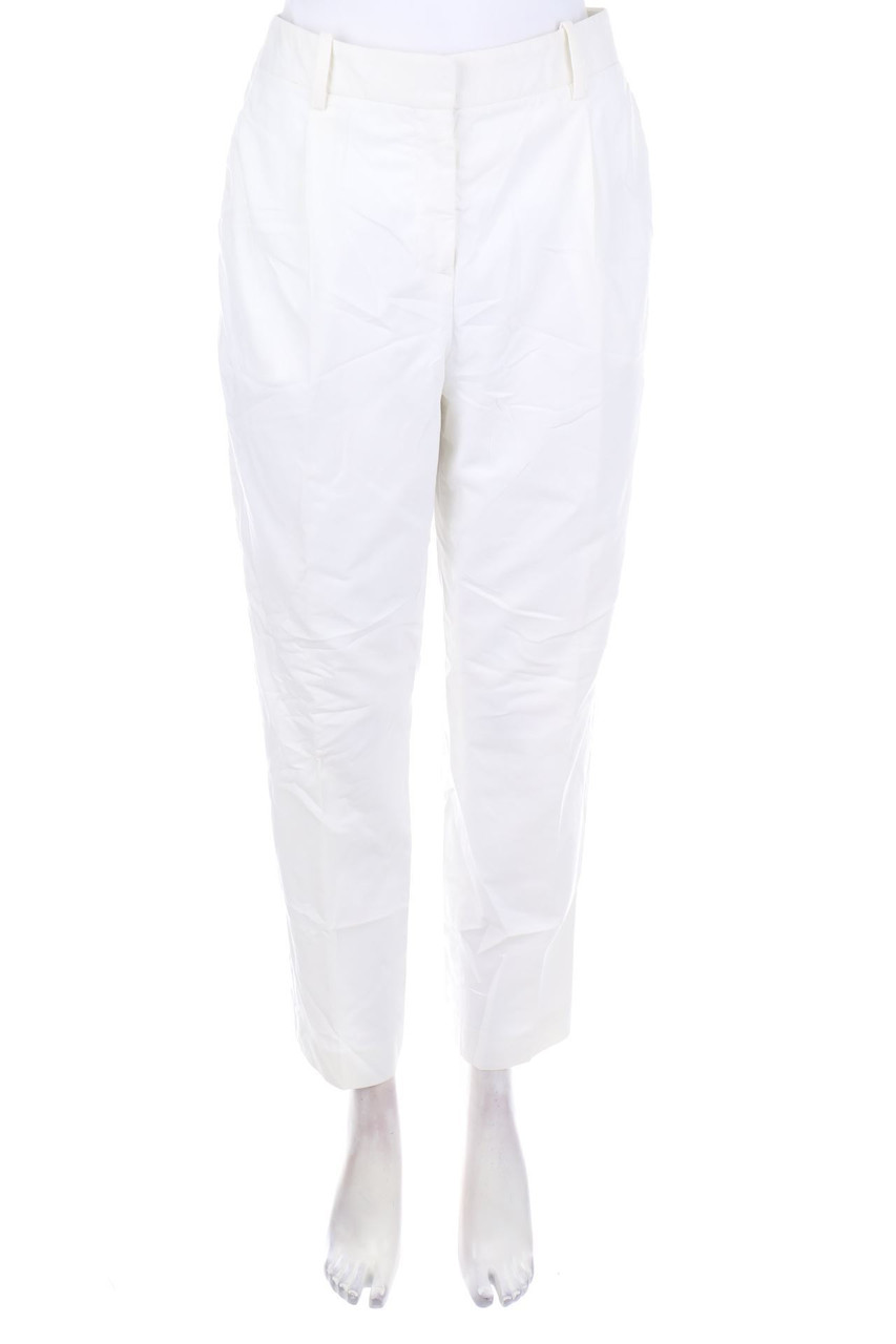 theory - Bundfaltenhose aus Baumwoll-Mix - D 38