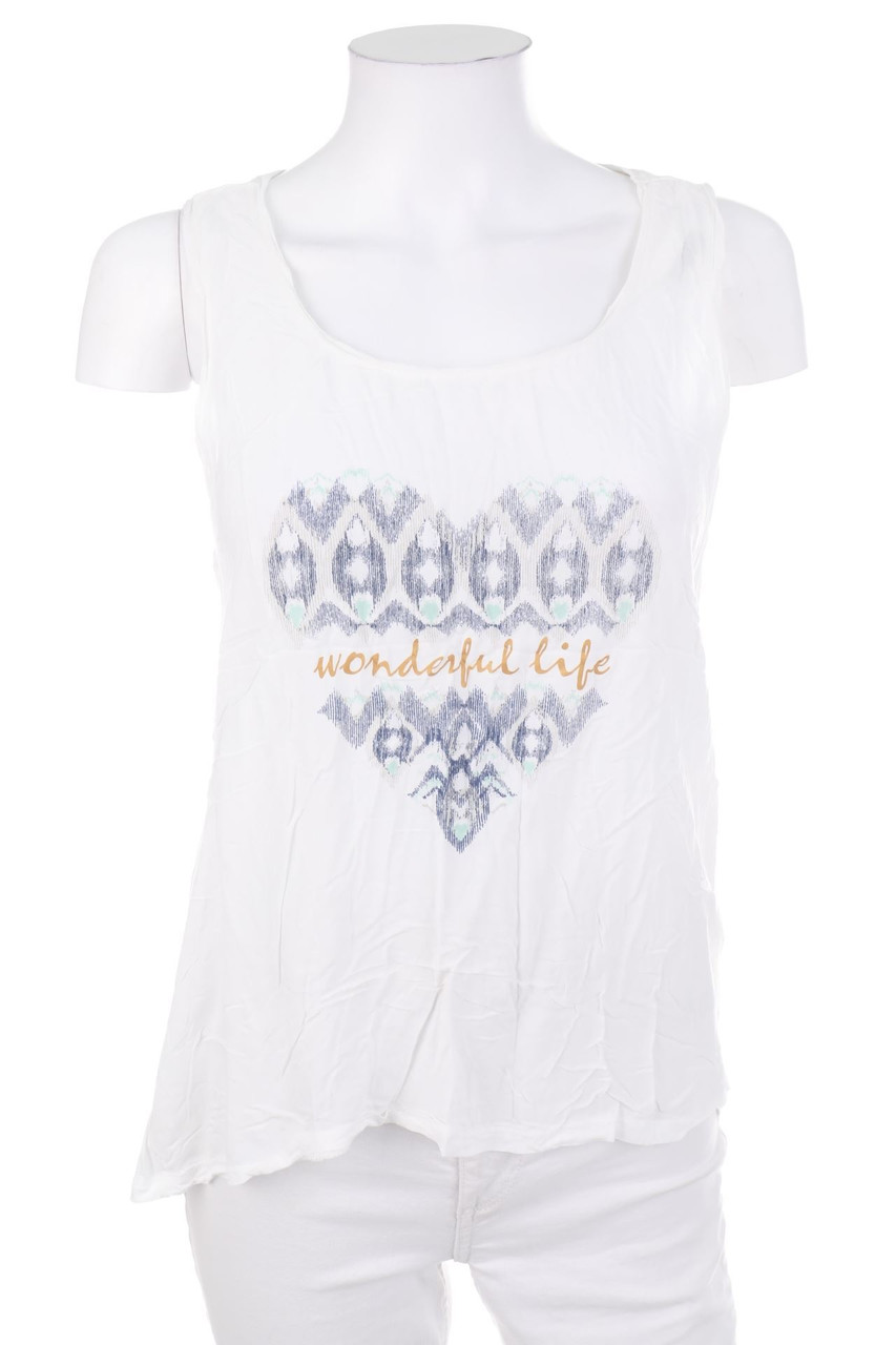 Ohne Label - Top mit Print - M