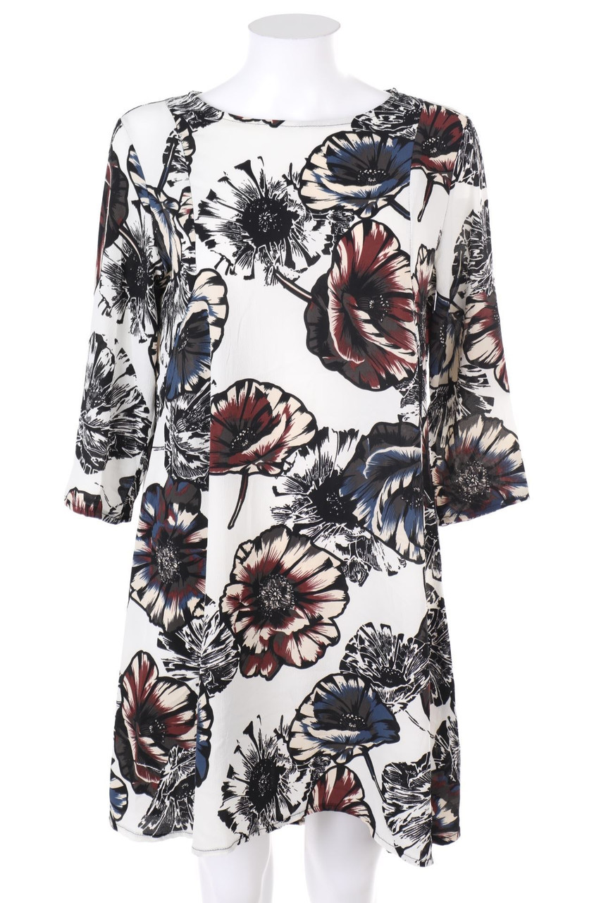 ANGELA DAVIS - Minikleid mit Blumen-Print - D 44