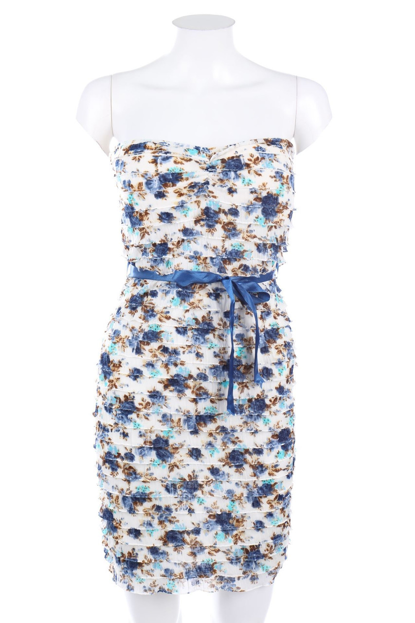 zebra - Kleid mit Blumen-Print - S