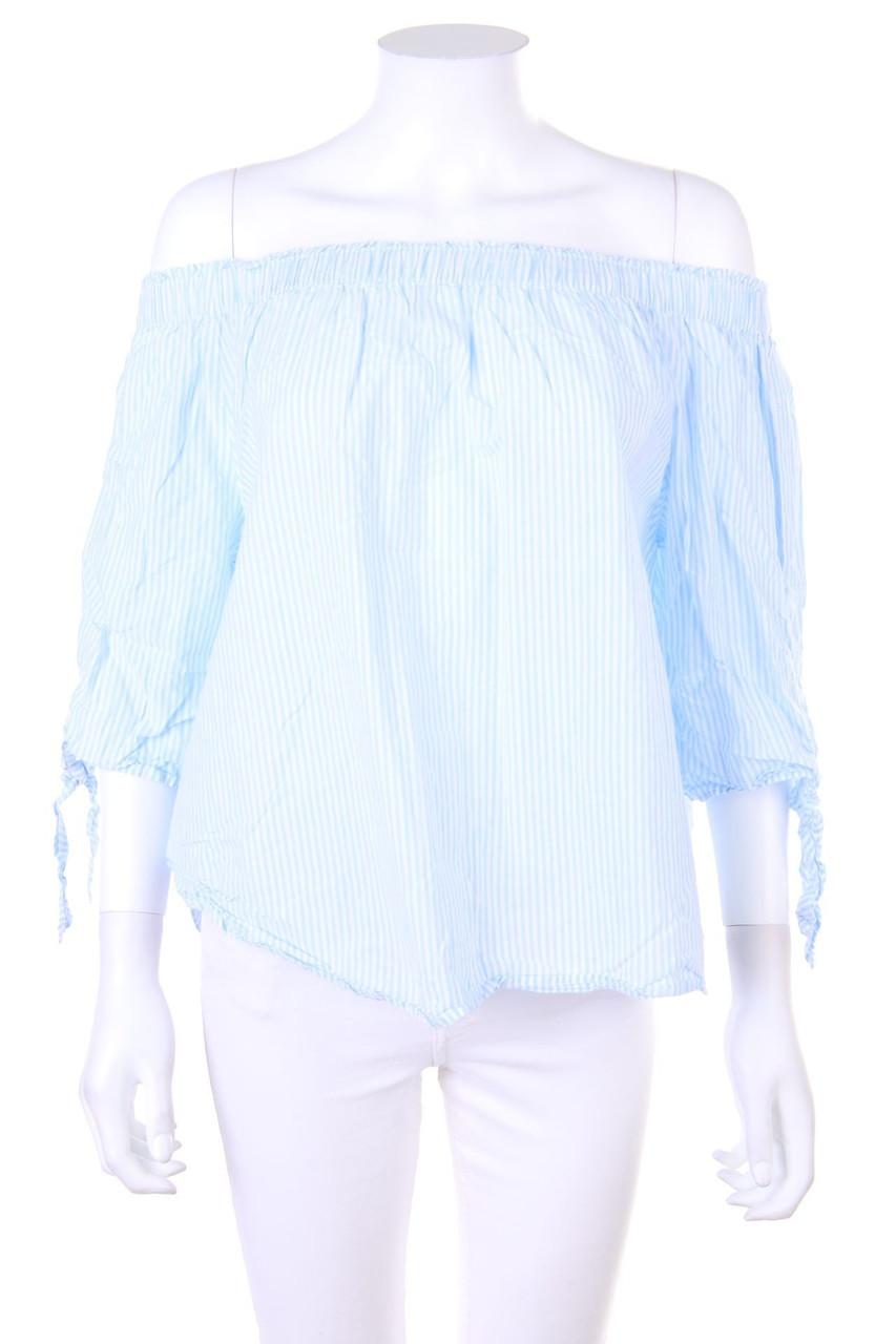 H&M - Carmen-Bluse mit Streifen - D 40