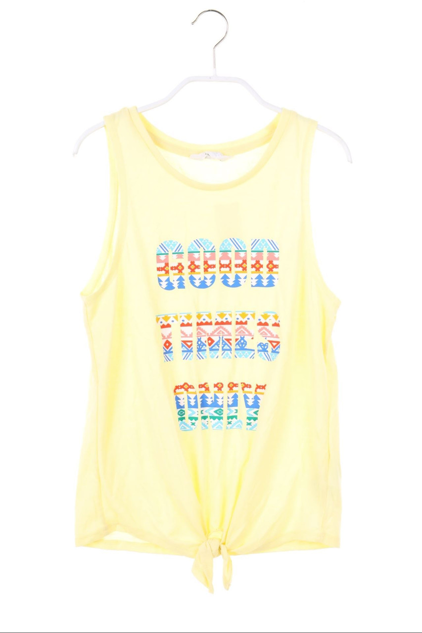 H&M - Top mit Statement-Print zum Knoten - 158