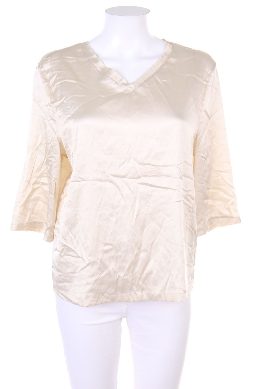 BASLER - Seiden-Bluse mit 3/4-Ärmel - D 46