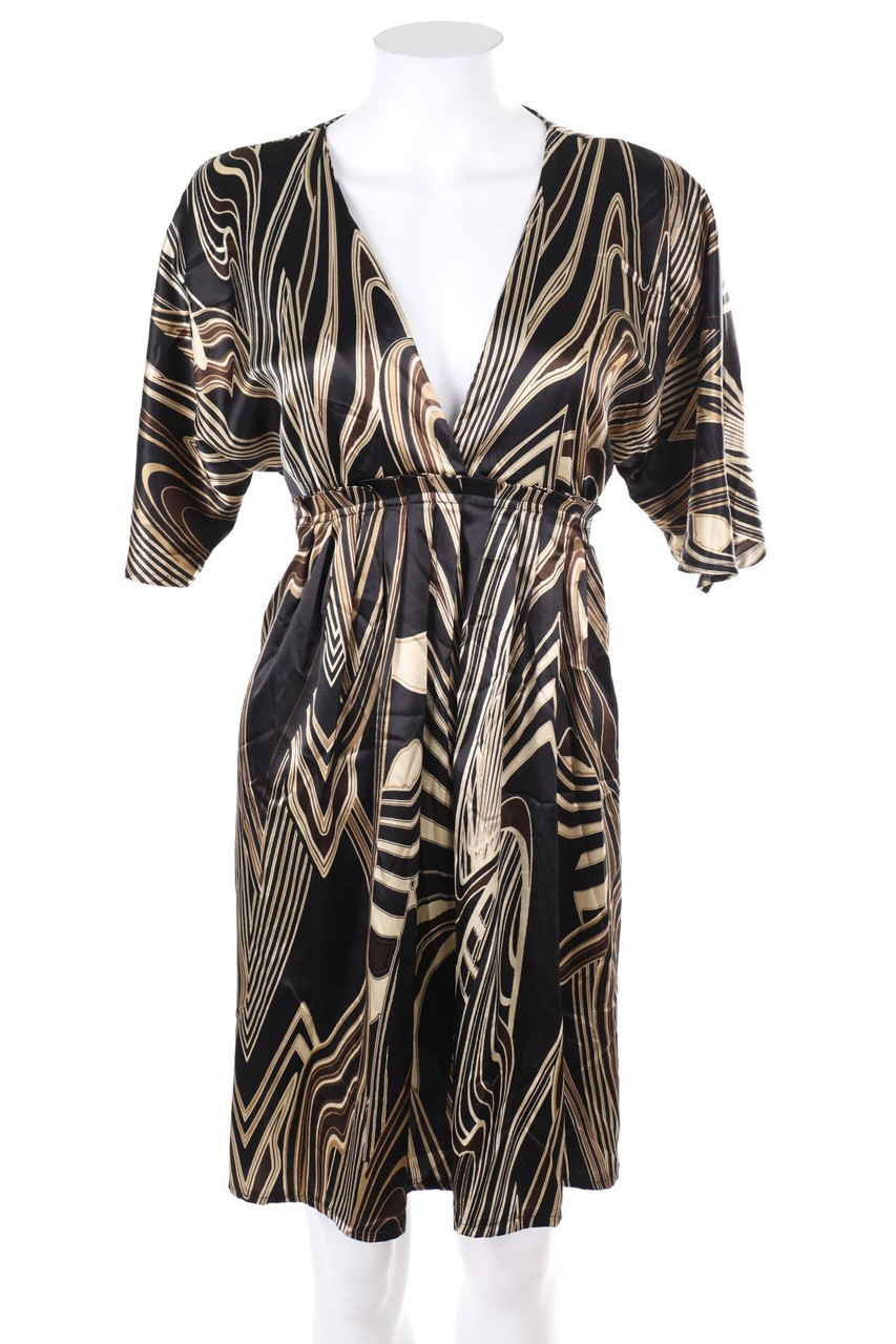 IMPERIAL - Minikleid im 70s-Style mit Print - S