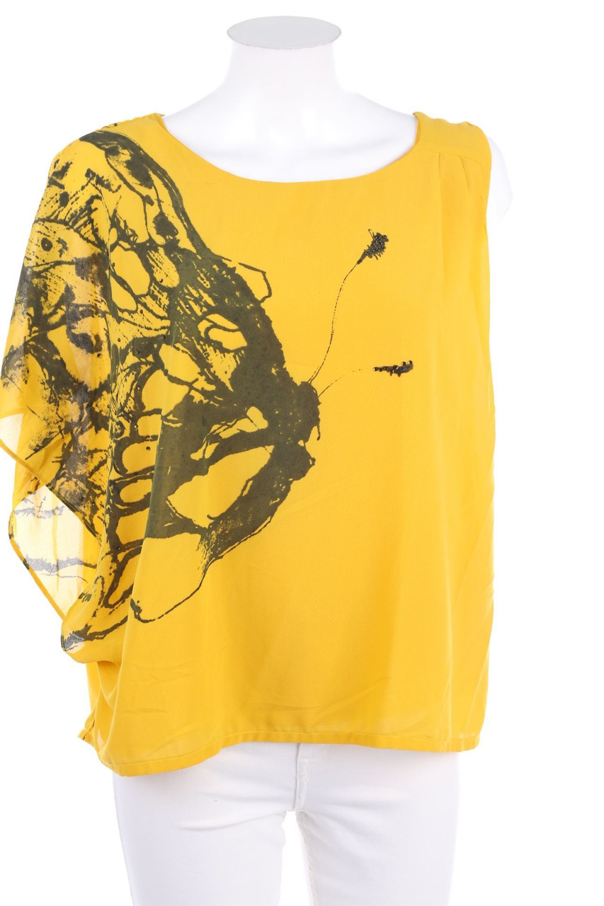 sweewë PARIS - Print-Bluse mit asymmetrischem Schnitt - M