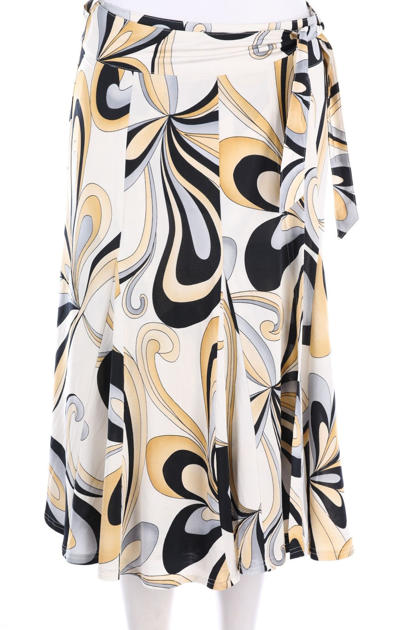 TUZZI - Wickel-Rock mit Print im 60s-Style - D 36