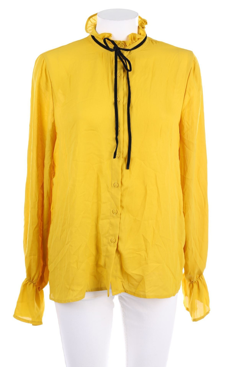 AMISU - Bluse mit Volants - M