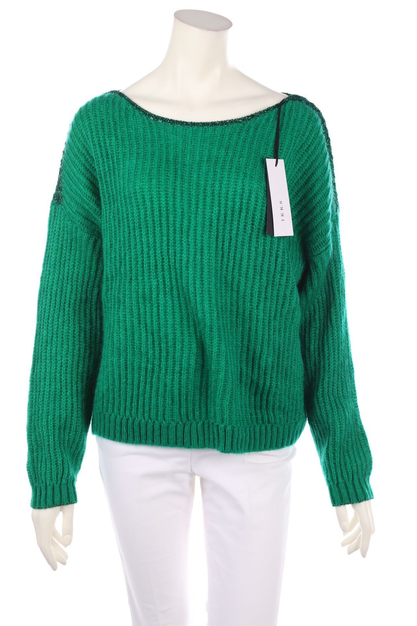 IKKS - Oversize-Strick-Pullover aus Mohair-Mix mit Glitzer - M