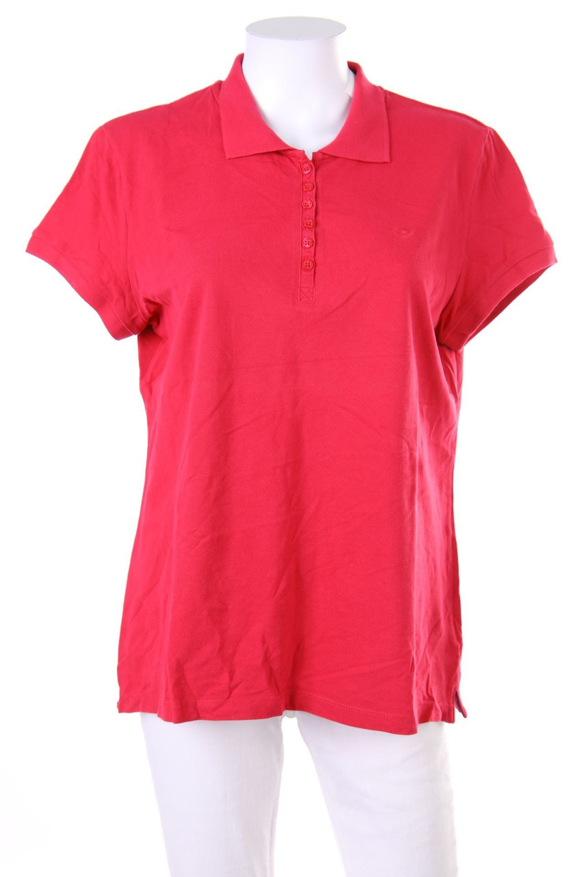 TOM TAILOR - Baumwoll-Polo-Shirt mit Logo-Stickerei - XXL