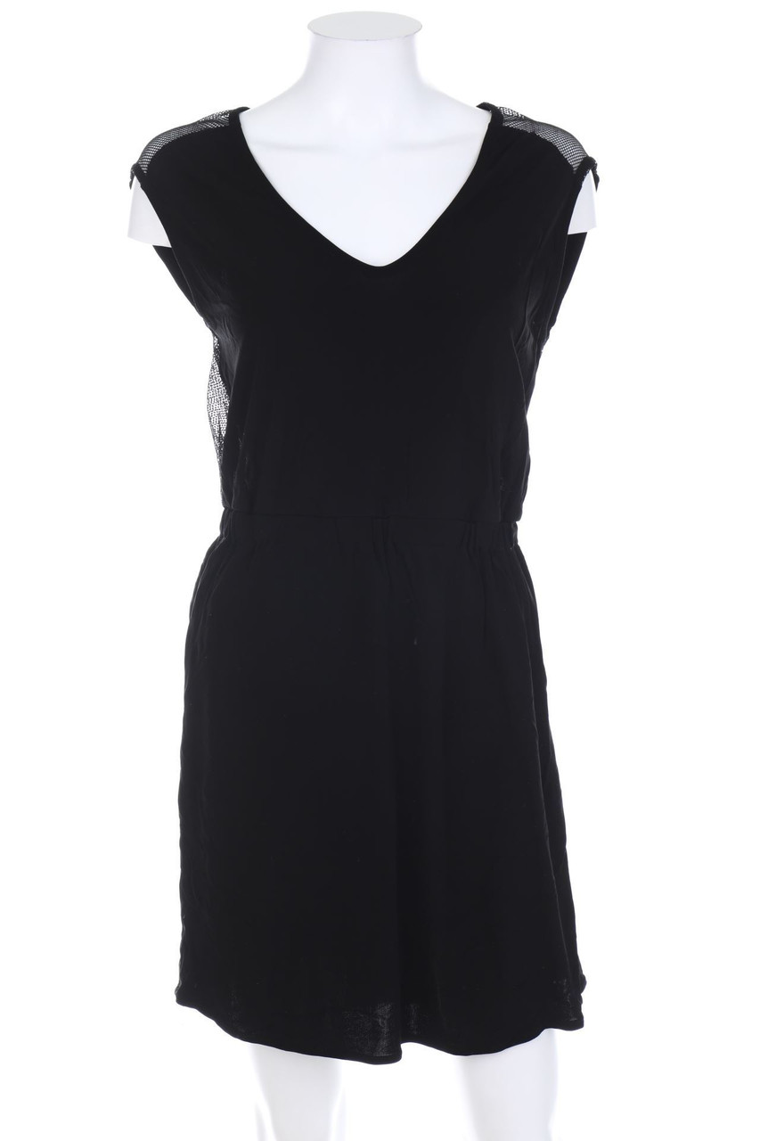 ZARA - Kleid mit Mesh-Einsatz - D 38