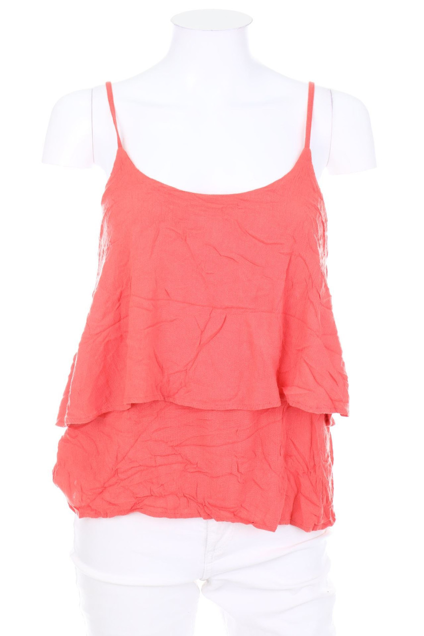 H&M DIVIDED - Blusentop im Layer Look mit Schnürung - D 38