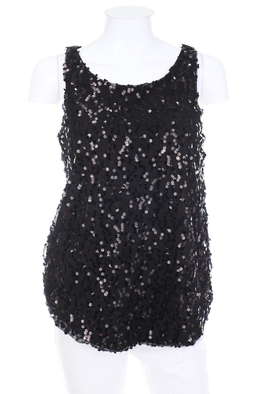 AMISU - Top mit Pailletten - S