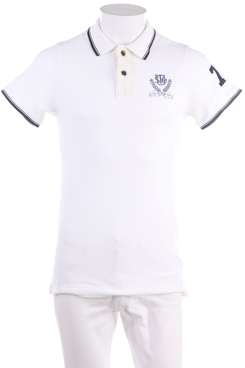 Jules - Poloshirt mit Stickereien - S