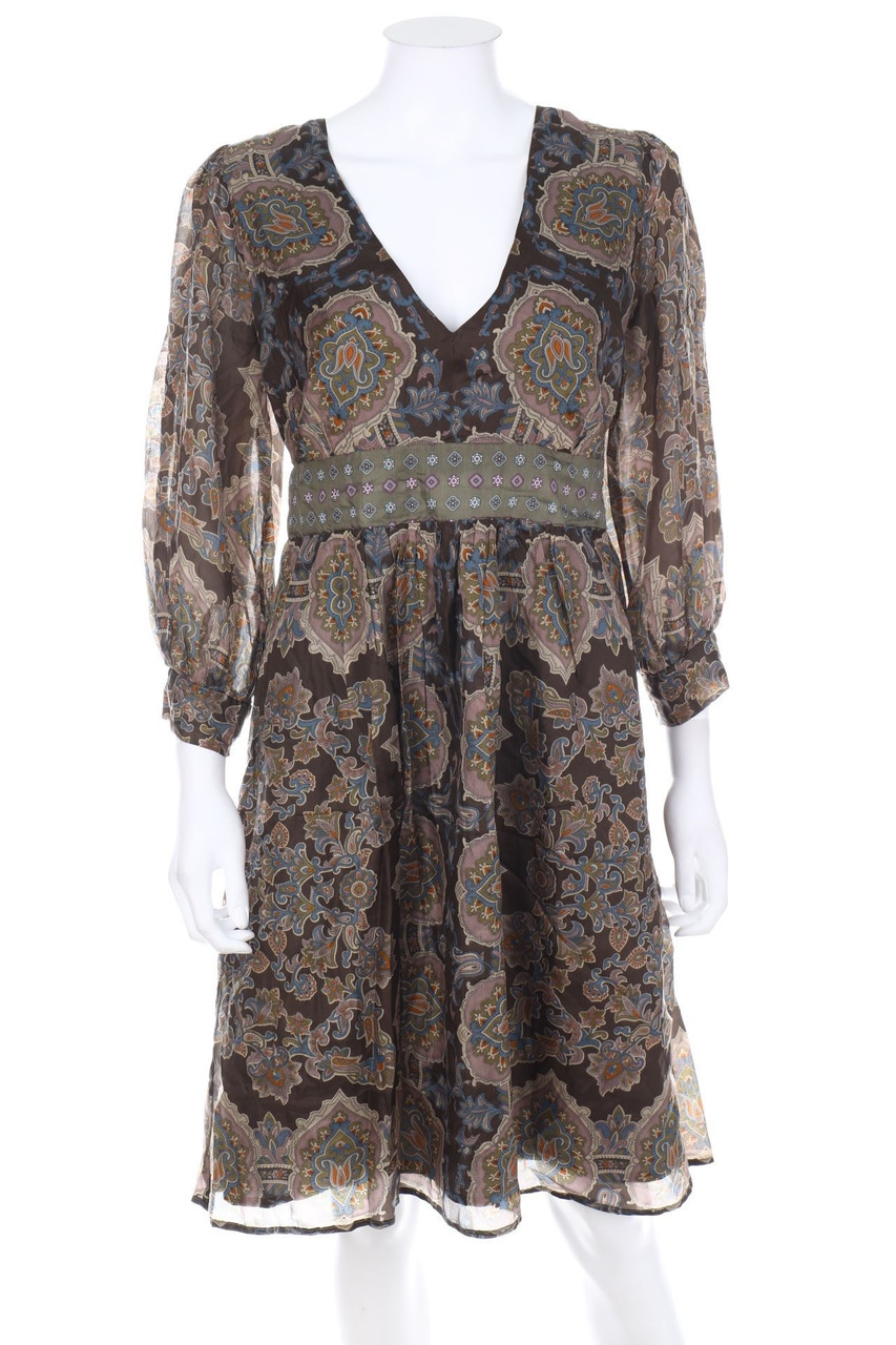 ana alcazar - Boho-Kleid aus Seide - D 38