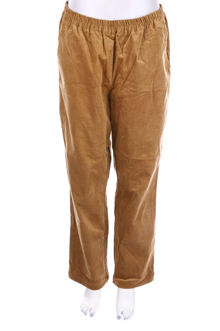 Naber Moden - Samt-Hose aus Baumwoll-Mix - D 44