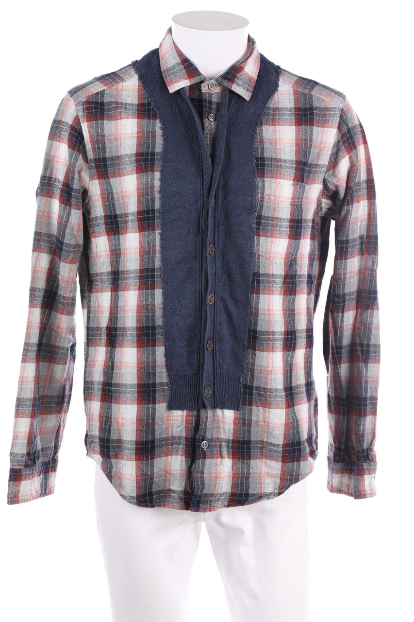 BOSS ORANGE - kariertes Hemd im Layer Look - L