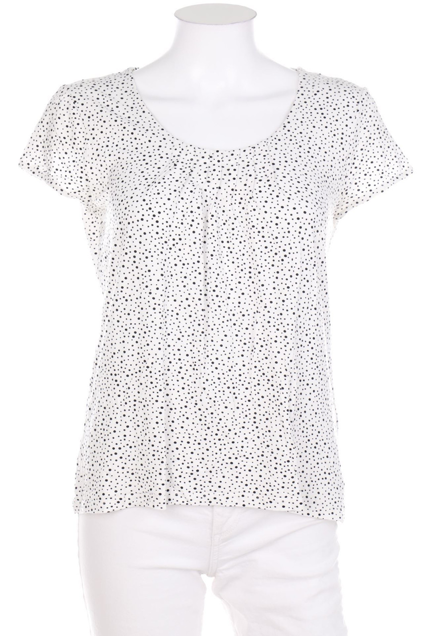 orsay - Kurzarm-Bluse mit Punkten - M