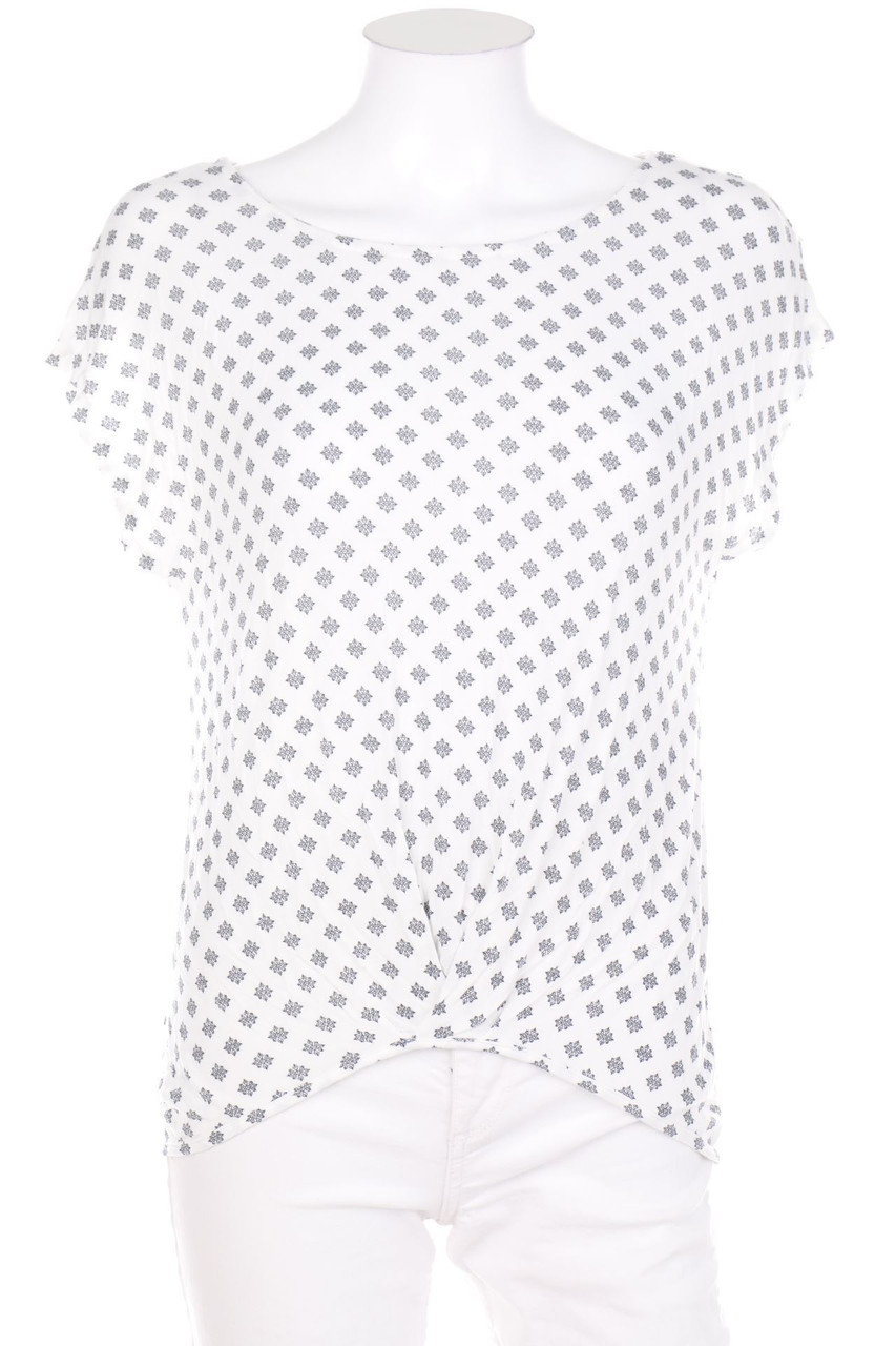 LASCANA - Kurzarm-Bluse mit Print - D 36-38