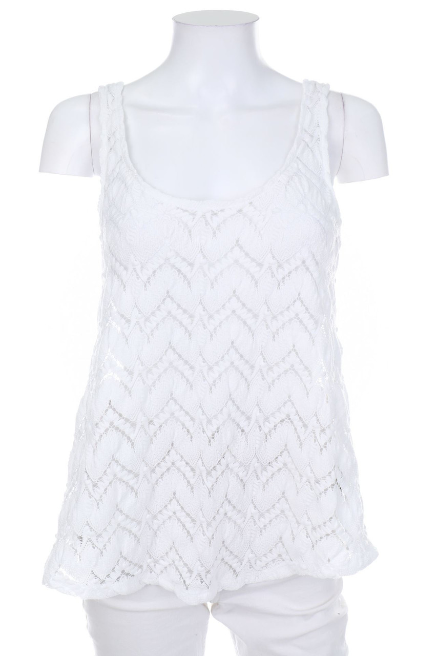 TALLY WEiJL - Blusentop aus Häkelspitze - L