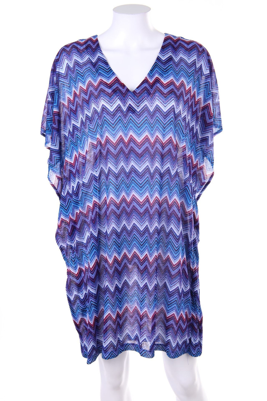 H&M - Strandkleid mit Zickzack-Muster - M