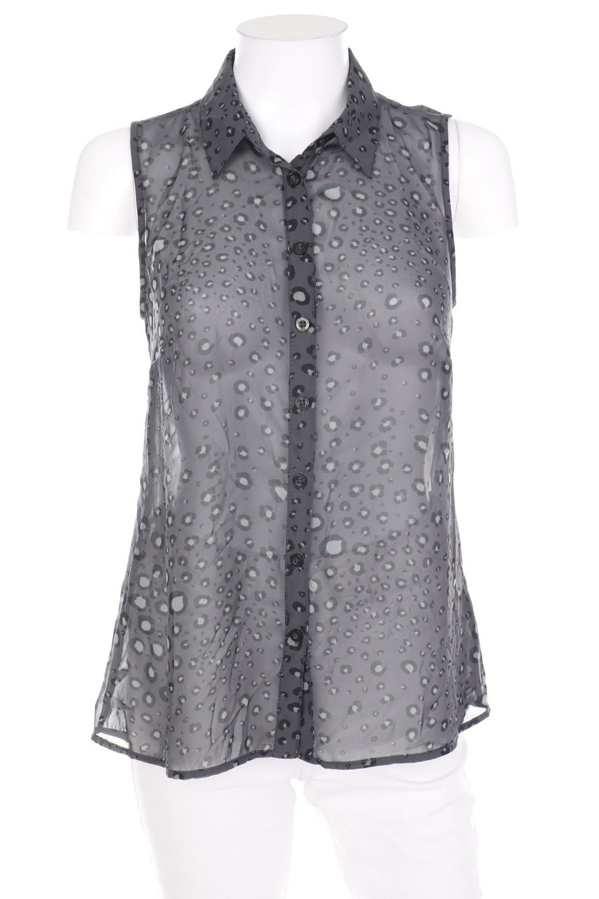 QS by s.Oliver - Blusentop mit Leo-Print - D 34