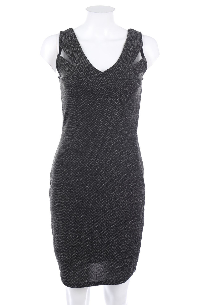 Ohne Label - Party-Kleid mit Glitzer - S