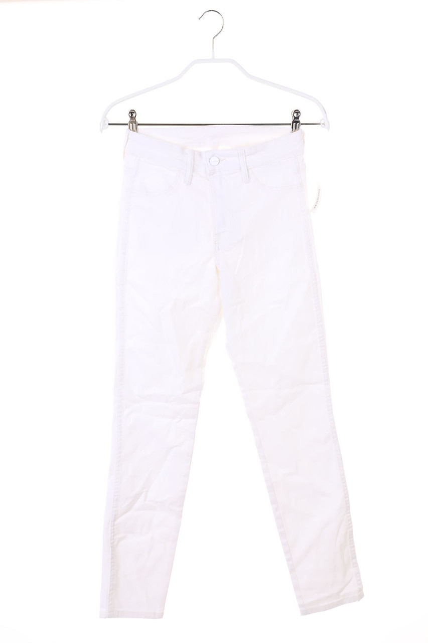 H&M &denim - Skinny-Jeans mit Logo-Knöpfen - W25