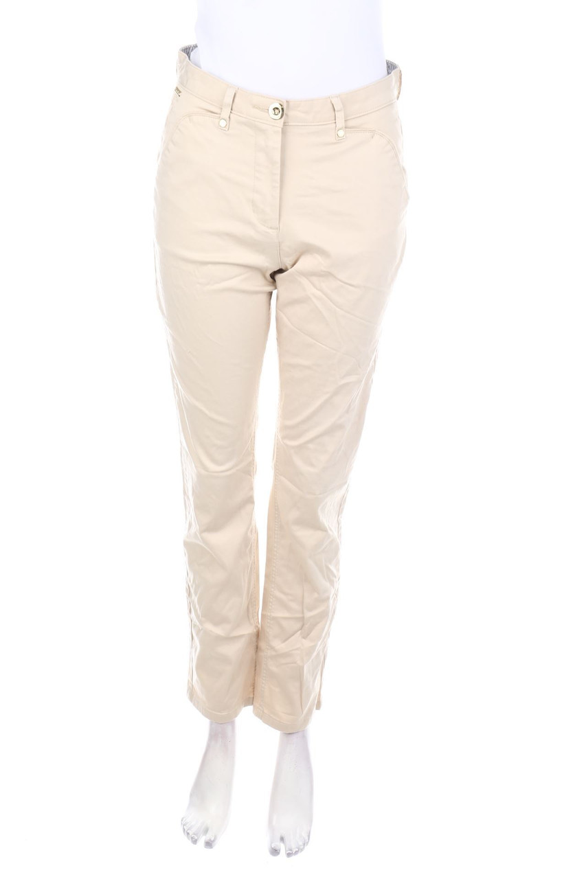 per una - Hose mit Schmuck-Knöpfen - D 36