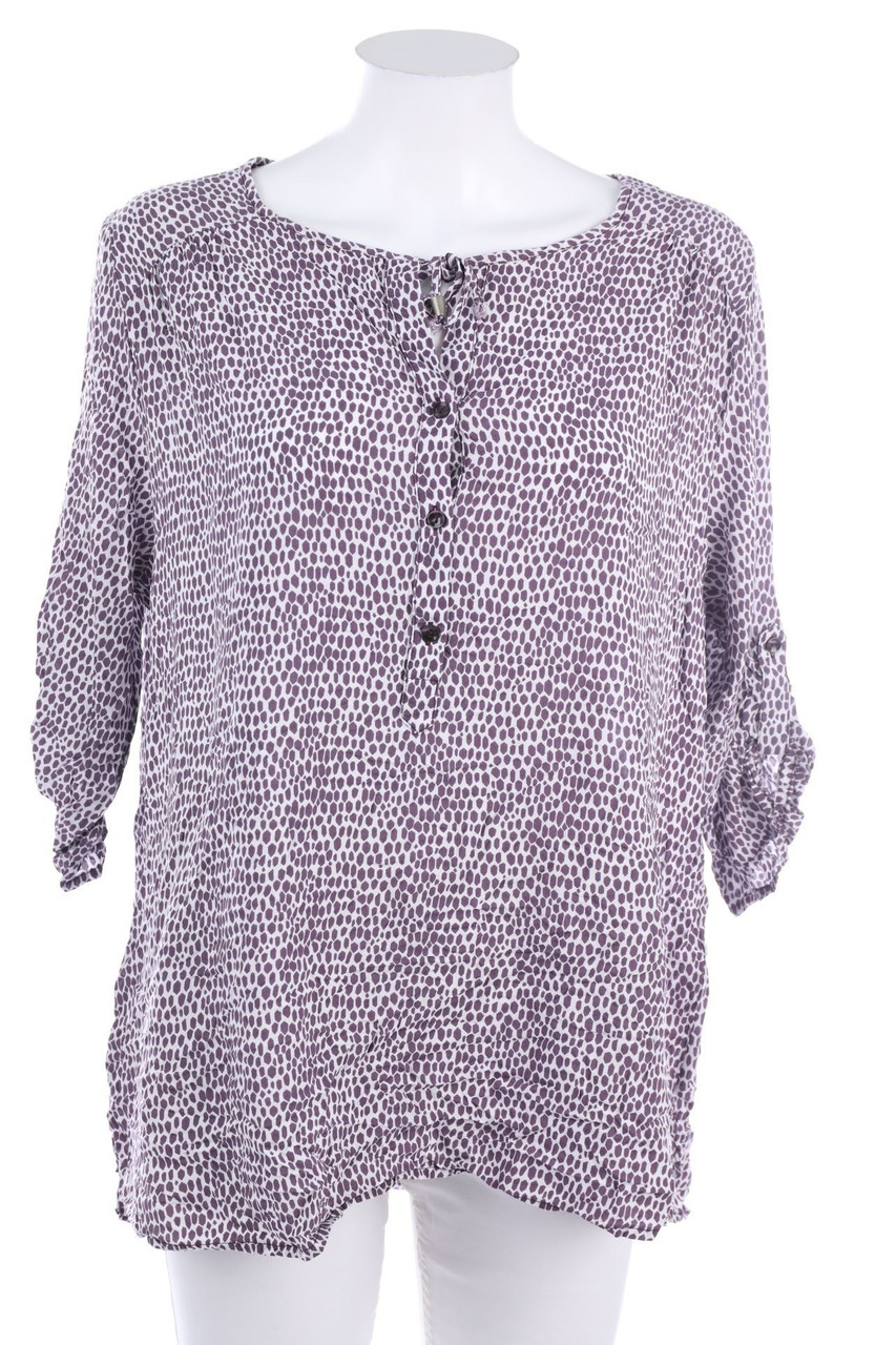 THEA - Print-Bluse mit 3/4-Ärmel - D 46