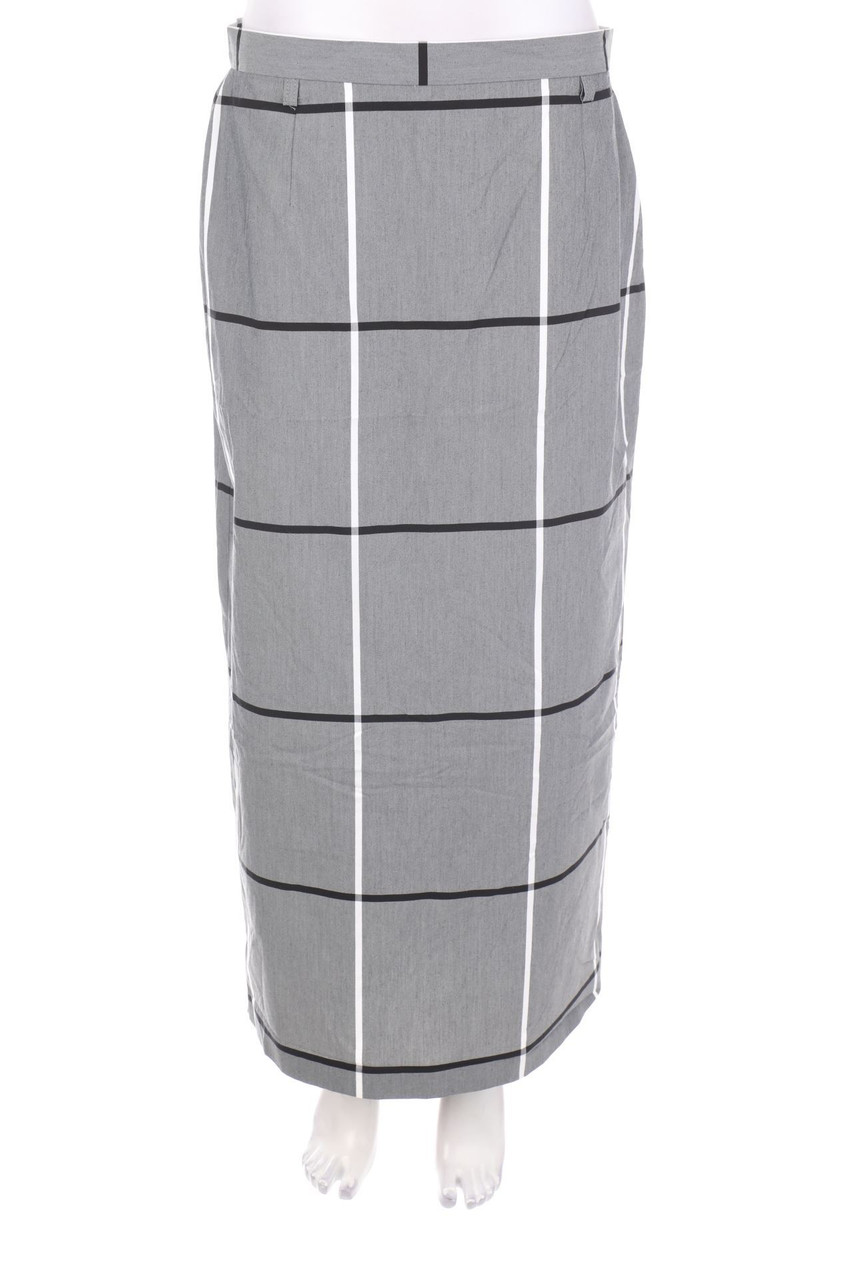 gardeur - Karo-Midirock mit Schlitz - D 44