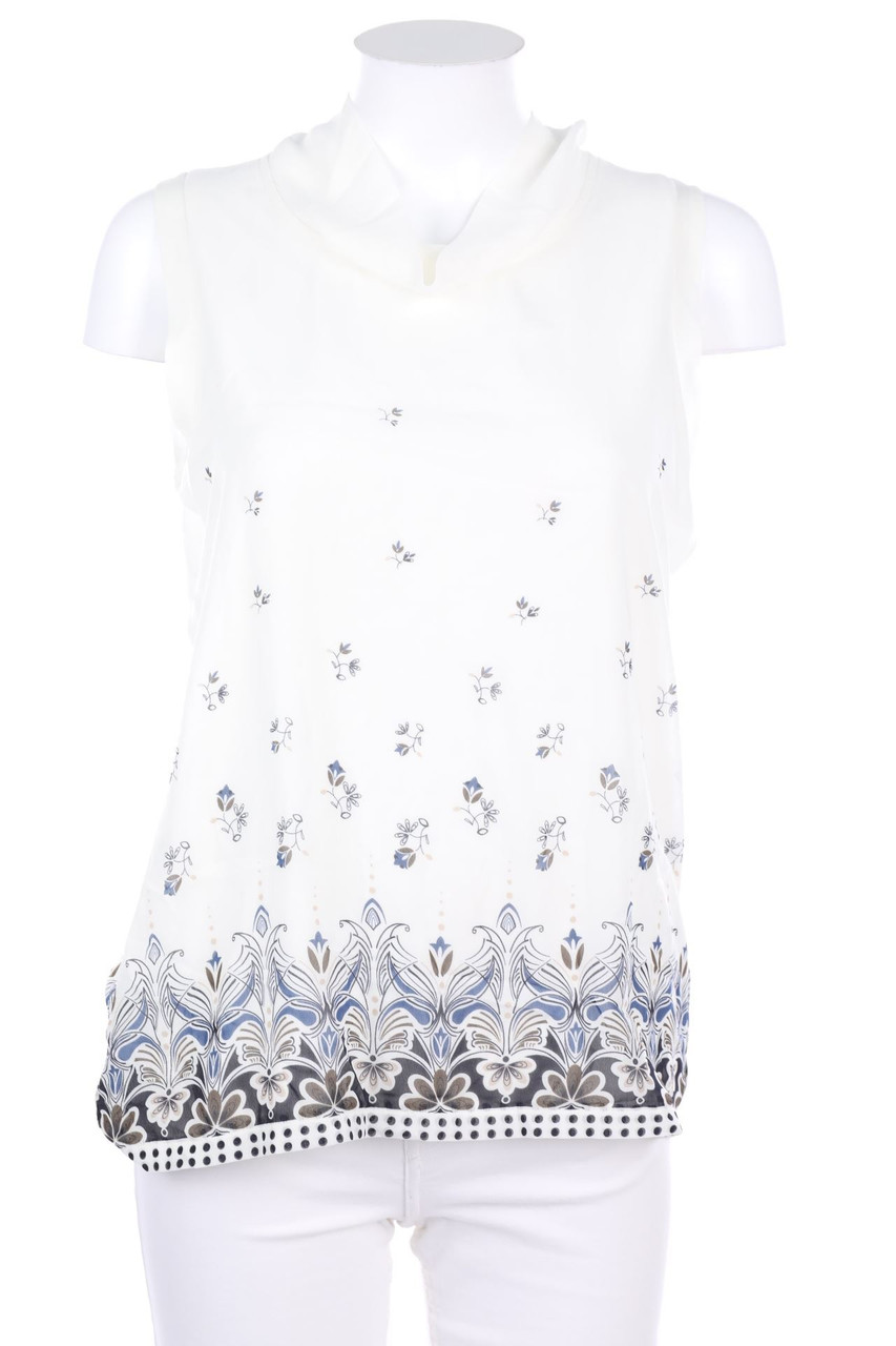 zero - Blusentop mit Print - D 36