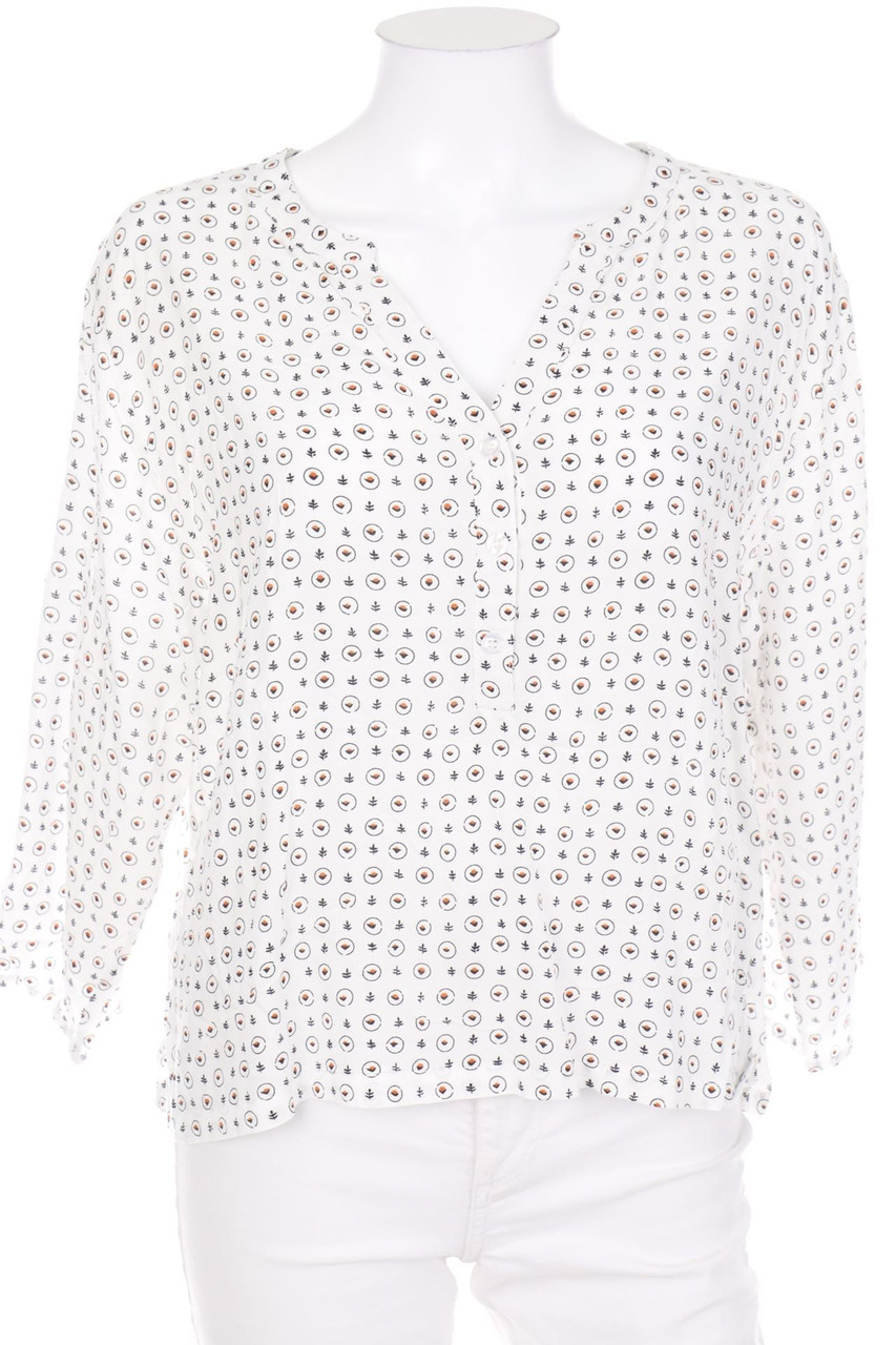 Ohne Label - Bluse mit Print - M