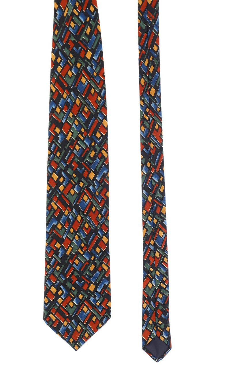 SECONDHAND - Krawatte mit Geo-Print