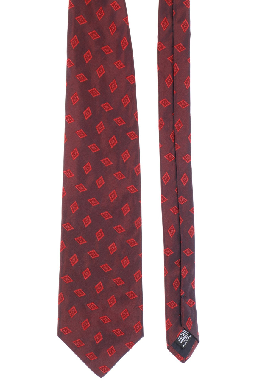 TRUSSARDI COLLECTION - Seiden-Krawatte mit geometrischem Muster