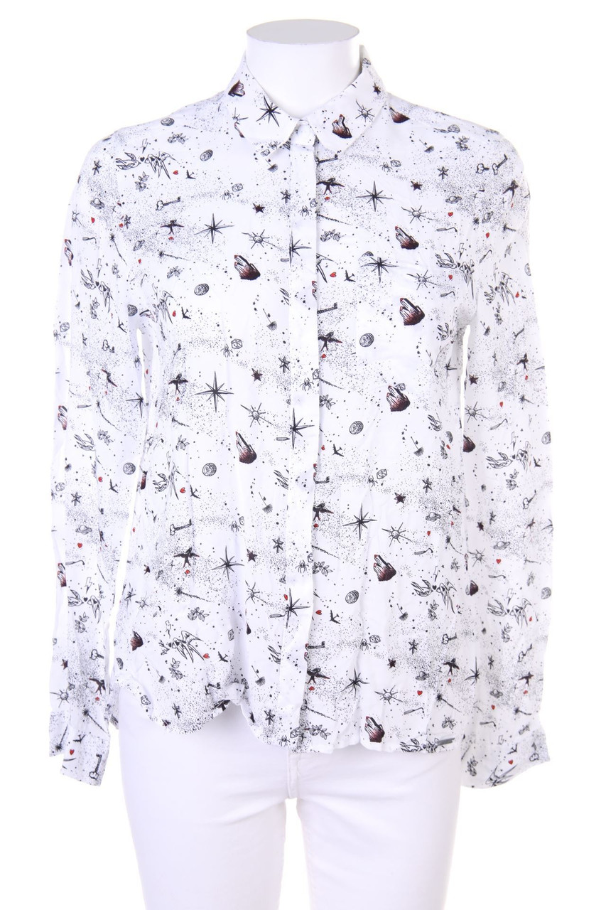 QS by s.Oliver - Bluse mit Print - D 34