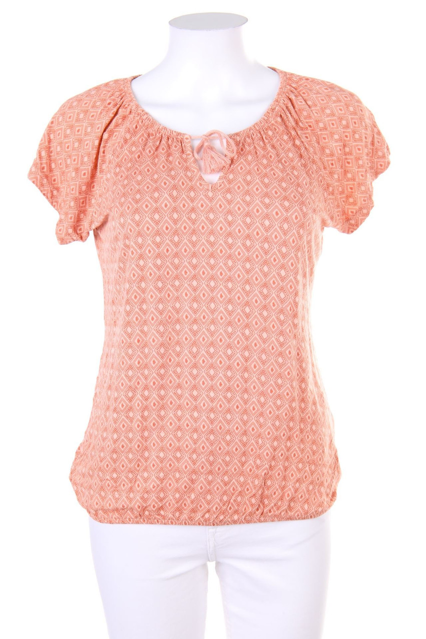 vivance collection - Kurzarm-Shirt mit Print - D 36-38