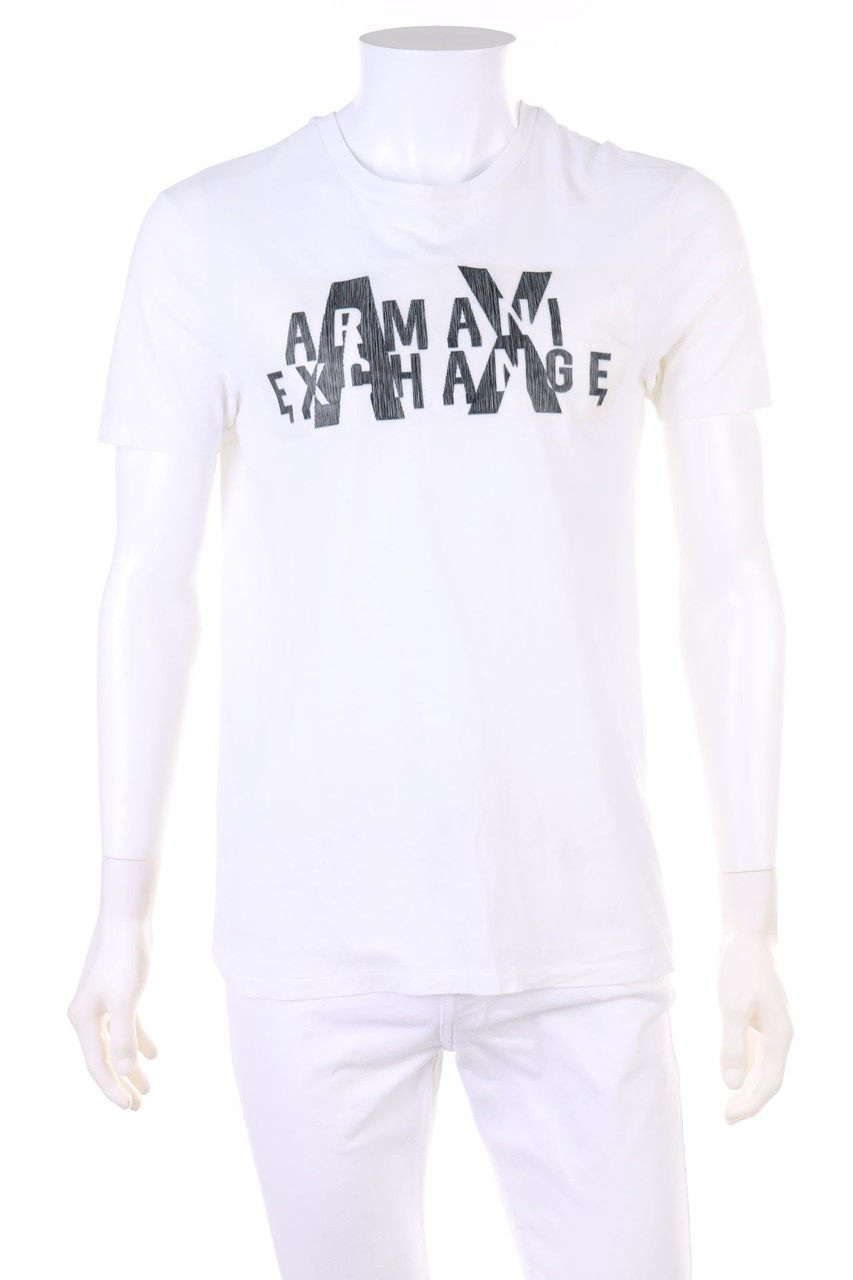 AX ARMANI EXCHANGE - T-Shirt mit Logo-Print - M