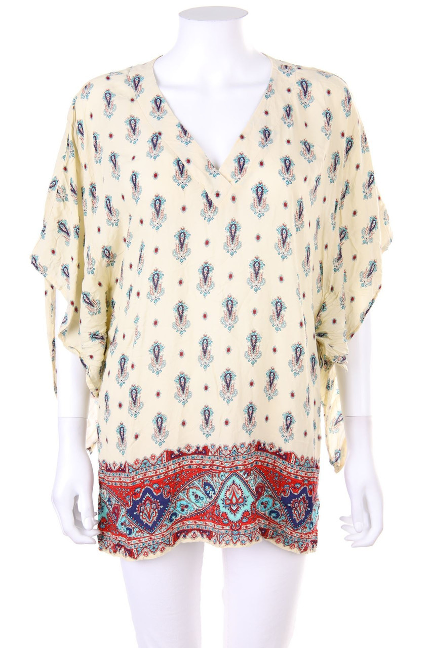 s.Oliver - Kurzarm-Shirt im Ethno-Stil - D 34