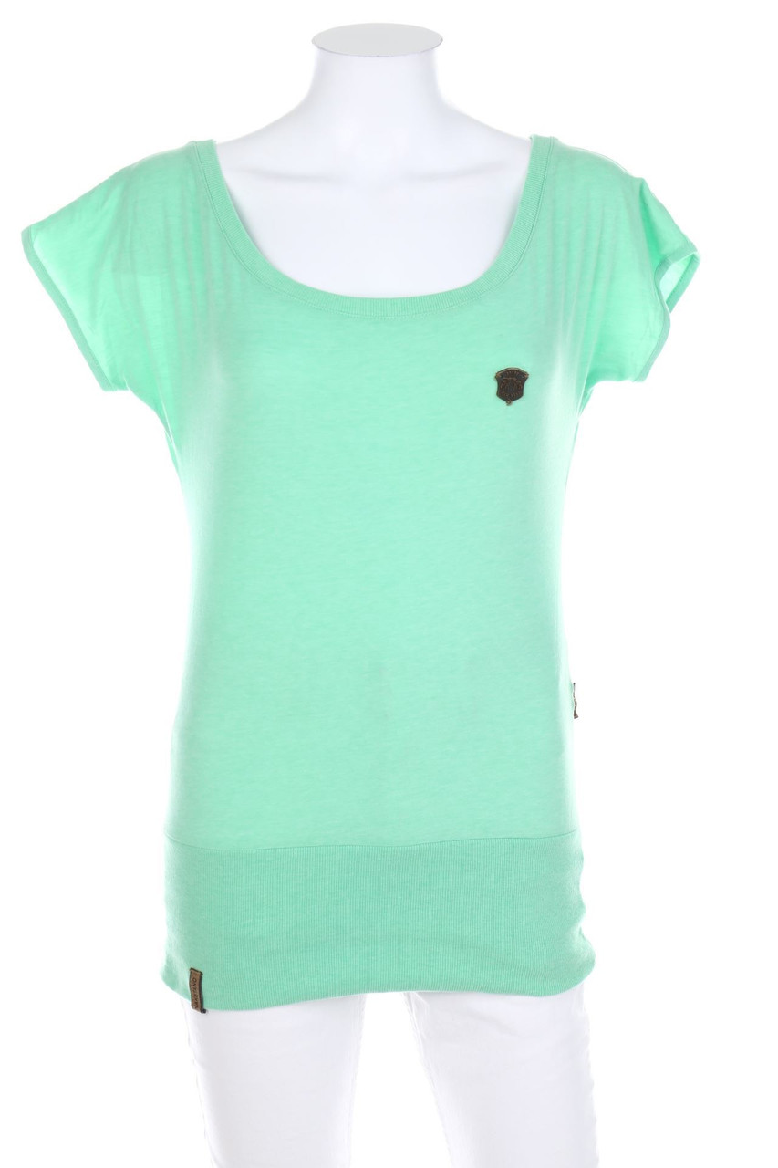 NAKETANO - Kurzarm-Shirt mit Applikationen - S