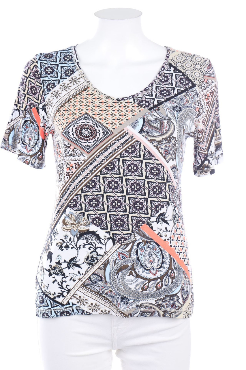 CANDA PREMIUM by C&A - Kurzarm-Shirt mit Strass-Steinen - XS
