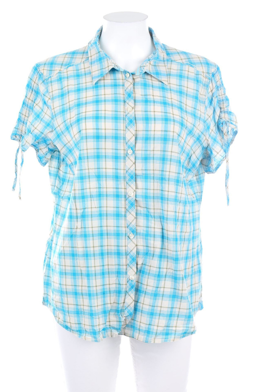 ESPRIT - Hemd-Bluse mit kurzem Ärmel mit Tunnelzug - D 42