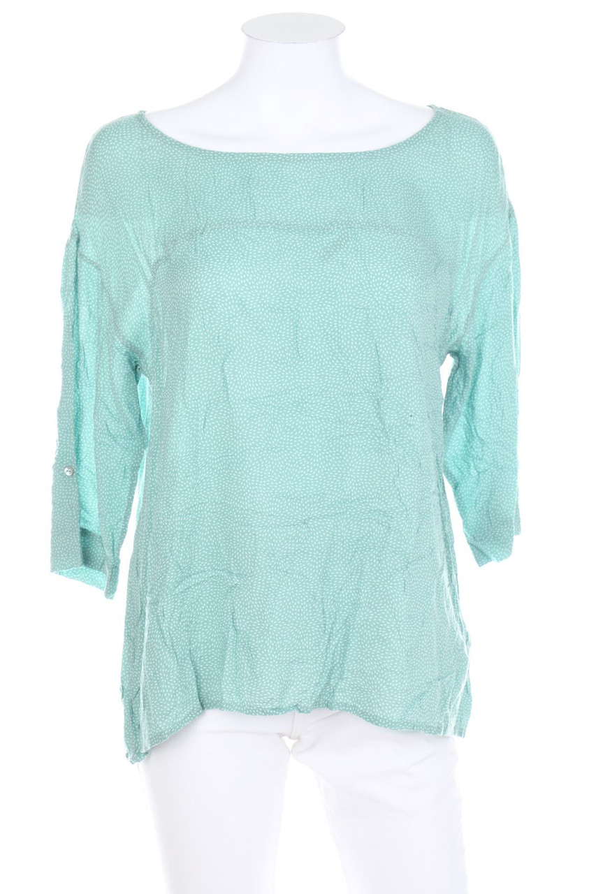 OPUS - Bluse mit Krempel-Ärmeln - L