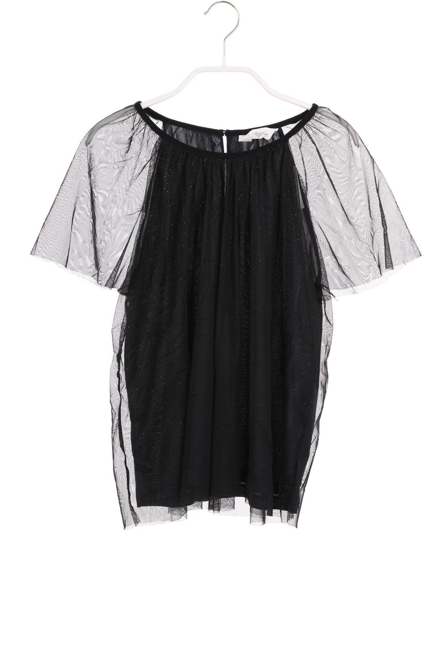 H&M - Mesh-Bluse mit Glitzer - 170