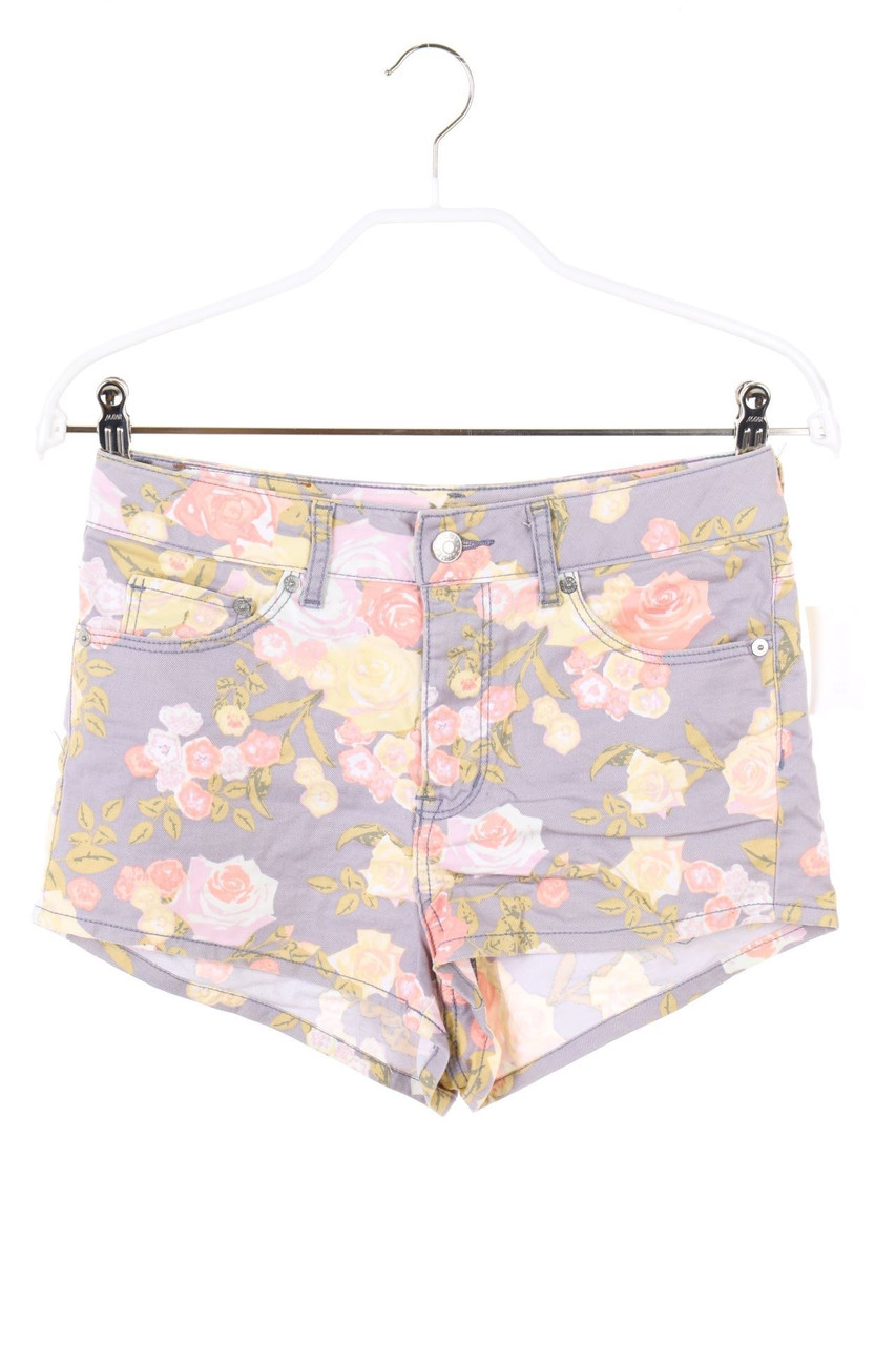 H&M - Jeans-Shorts mit floralem Muster - D 34