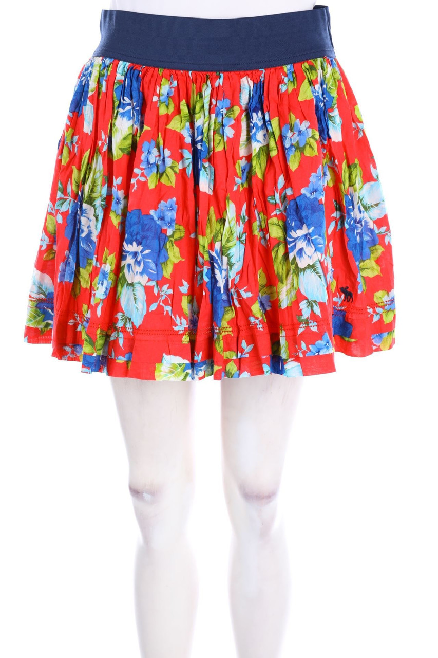 Abercrombie & Fitch - Minirock mit Blumen-Print - L