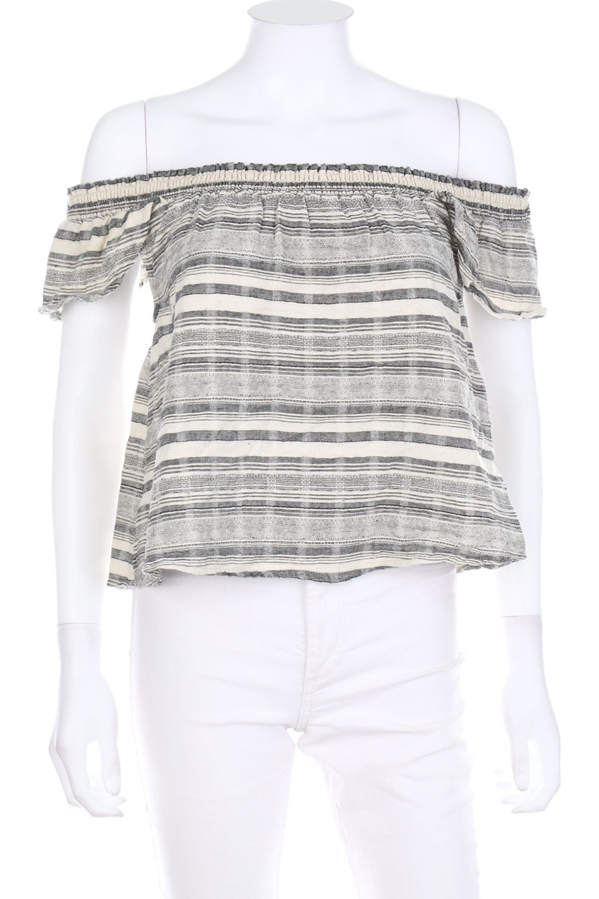 REVIEW - Carmen-Kurzarm-Shirt aus Baumwolle - XS