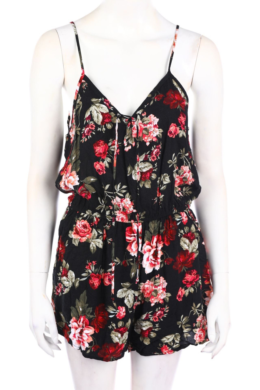 ambiance - Playsuit mit Blumen-Print - L