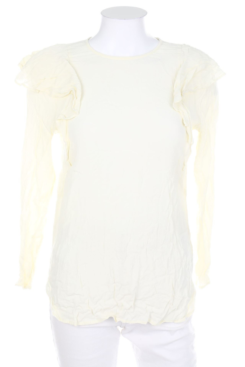 H&M - Longsleeve-Shirt mit Volants - D 36