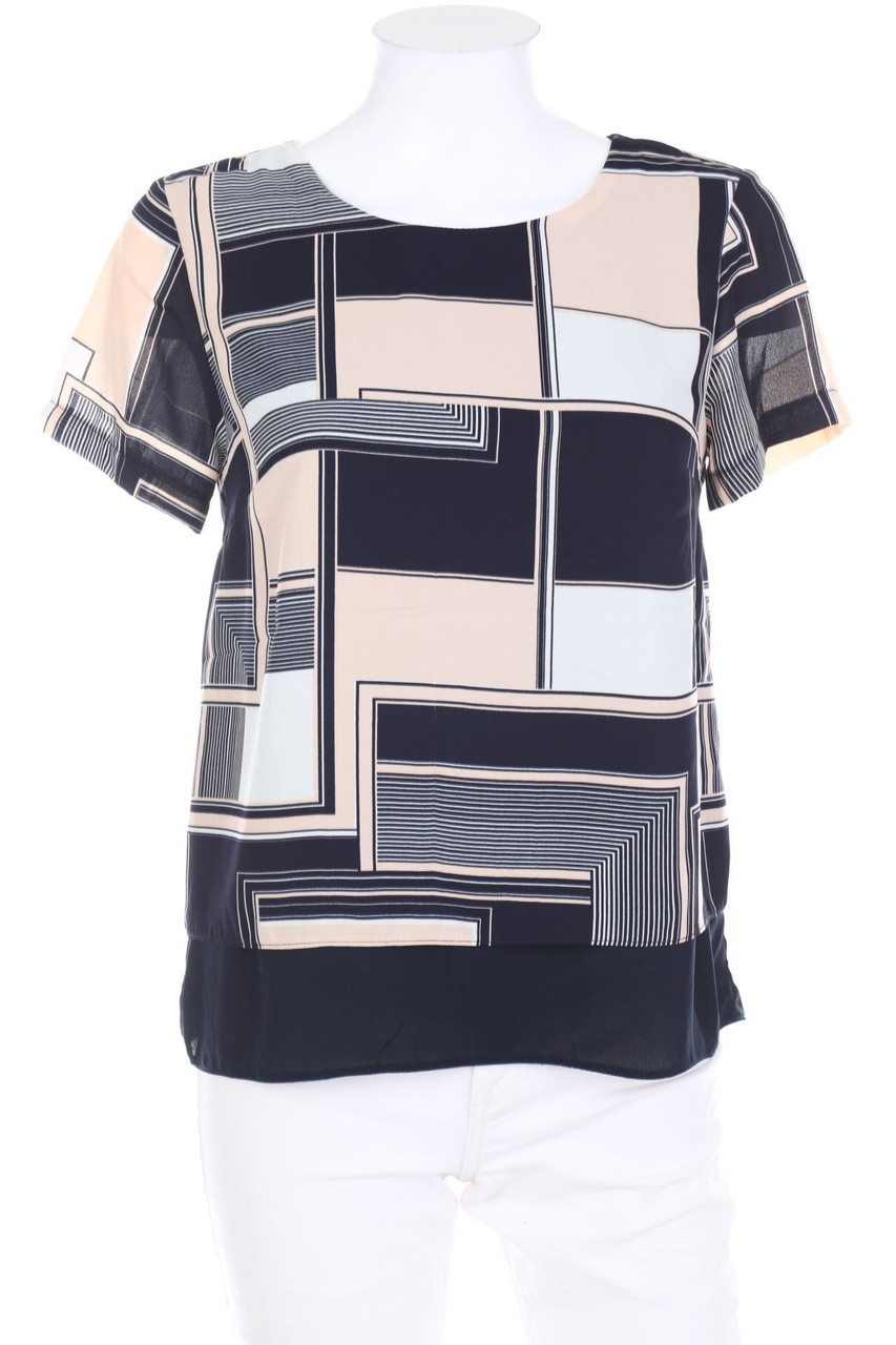 DOROTHY PERKINS - Kurzarm-Bluse mit Reißverschluss - D 38