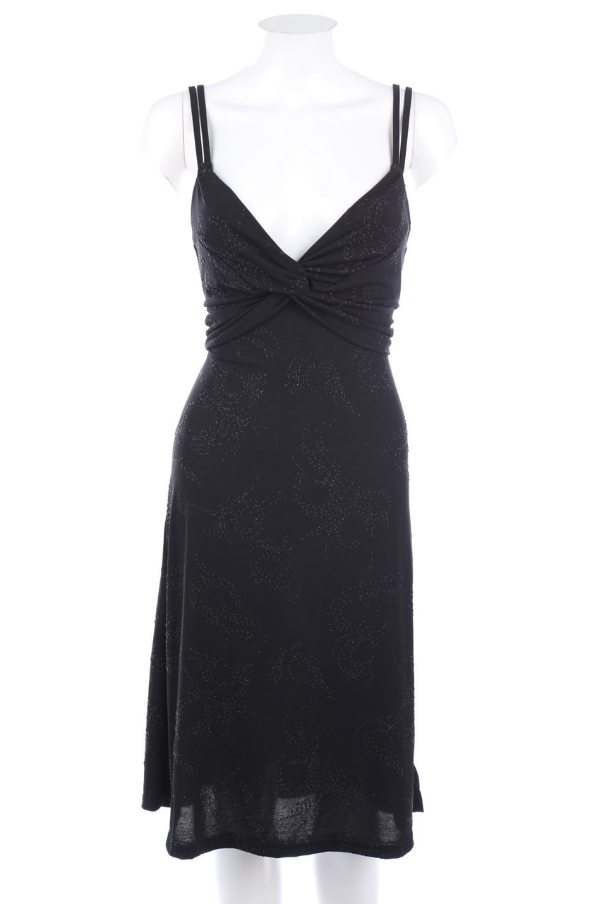 Ohne Label - Abendkleid mit Glitzer - D 36